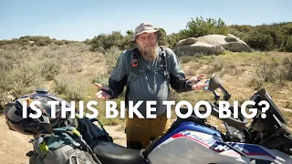 Why Ride Such a Big Bike Offroad?  BMW R1250GS & Ducati Multistrada V4 Rally / Too Big for ADVENTURE