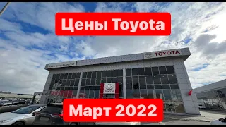 цены Март 2022 г. TOYOTA в Москве у официального дилера BUSINESS CAR Тойота Центр Каширский