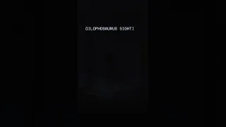 DILOPHOSAURUS SIGHTING #animation #art #digitalart #scary #artist #dilophosaurus #blender
