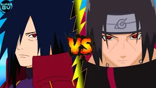 MADARA vs ITACHI WHO WOULD WIN in Naruto Shippuden?