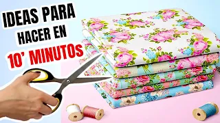 5 IDEAS INCREÍBLES PARA HACER EN MENOS DE 10 MINUTOS | FÁCIL Y RAPIDO