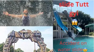 Funcity ho gya Accident water slide te or slide v tutt gye 😳😱 { funcity chandigarh }