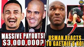UFC 300 MASSIVE Payouts REVEALED! Usman REACTS to Gaethje's KO! Jiri NOT HAPPY w/ his performance