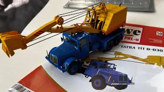 Unboxing Tatra 111 D-30 koparka екскаватор 1/43 diecast model by Kultowe Ciężarówki z epoki PRL-u