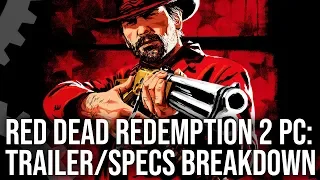 Red Dead Redemption 2 PC Trailer/ Recommended Specs Analysis!