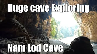 Nam Lod Cave Adventure tour - walking in a fantastic cave Northern Thailand Pai Mae Hong Son