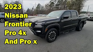 2023 Nissan Frontier Pro 4x And Pro x