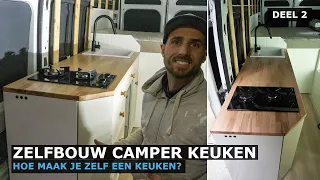 Zelfbouw Camper Keuken Deel 2/2 - Hoe maken wij onze camper keuken? Tips, fouten en een bouwtekening