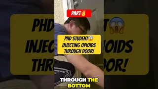 Part 2: Phd Student Caught Injecting Opiods Through Neighbor's Door! #shorts #florida #allegedly