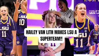 HAILEY VAN LITH MAKES LSU A SUPERTEAM!!!