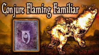 Skyrim SE - Conjure Flaming Familiar - Unique Spell Guide