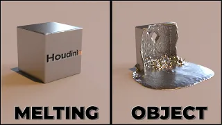 Melting object in Houdini | Houdini Tutorial