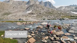 Windriver Range Loop on the Glacier Trail in Wyoming