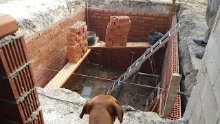 Construyendo la alberca - Día 2