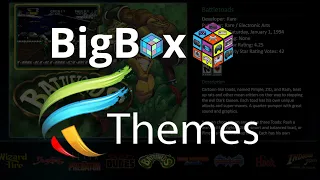 A Tour of BigBox / LaunchBox themes for your Arcade with Active Marquee Support!