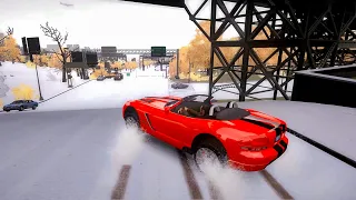 GTA 4 A COMPILATION OF MY BEST WINTER CRASH TESTS 6