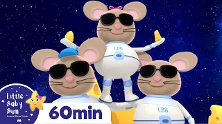 3 Blind Mice + More Nursery Rhymes & Kids Songs - ABCs and 123s | Learn with Little Baby Bum