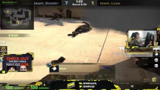 Na`Vi s1mple vs Dennis, Twist,crishJ FPL MATCH DE_MIRAGE