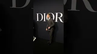 David Beckham with his son Cruz Beckham at Dior fashion show in Paris, France. #davidbeckham