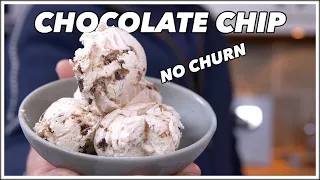 Chocolate Chocolate Chip No Churn Ice Cream Recipe - Glen And Friends Cooking