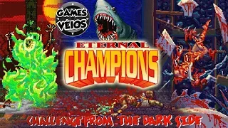 Eternal Champions CFTDS Sega CD All Finishes - Games Véios