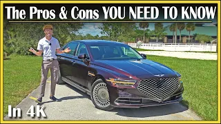 2020 - 2022 Genesis G90 Review (DETAILED) | Top 5 Pros & Cons | The BEST LUXURY BARGAIN SEDAN?