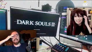 Asmongold CRASHES Emiru's Dark Souls Stream