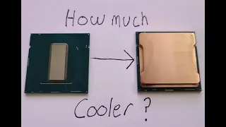 Intel 10th Gen i9 i7 i5 Delidding Liquid Metal And Copper IHS Application Guide, Lower Temps