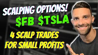 (LIVE) Day Trading $FB $TSLA I How To Day Trade Stocks and Options I Scalping Trading Strategy