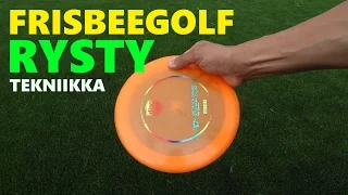 Frisbeegolf rystytekniikka