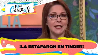 ¡A Mariana H la estafaron con fotos cuando abrió Tinder! | Qué Chulada