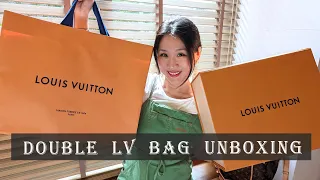 LV Double Bag Unboxing ( Never too Basic!!)