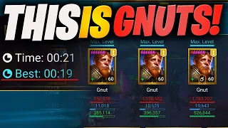 THREE TIMES AS STRONG! TRIPLE GNUT SHOWCASE IN ALL AREAS | RAID SHADOW LEGENDS