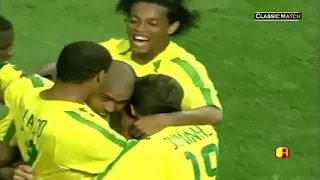 Brazil vs Turkey 2-1 Highlights & Goals   2002 World Cup Group Classic Match 1 || Ronaldinho Gaucho