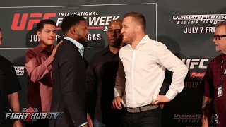 TUF 25 Finale- Michael Johnson vs Justin Gaethje Face off