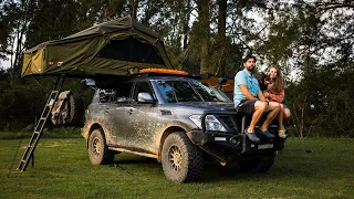 Rooftop Tent Camping in our Nissan Patrol  | Relax to the Soothing Sounds of Nature | CAMPING ASMR |