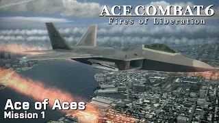Ace Combat 6: Ace of Aces Mission 1 - Invasion of Gracemeria (Emulated, Read Description)