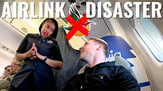 IRRESPONSIBLE CREW & FILTHY PLANES - AVOID SOUTH AFRICAN AIRLINK!