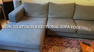 How To Attach A Sectional Sofa Together