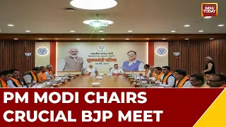 PM Modi Chairs Crucial Meet Of BJP Chief Ministers At Party HQ In Delhi | WATCH