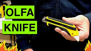 My GO-TO utility knife! OLFA 1072198 LA-X review