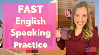 Fast English speaking practice | repeat after me | English conversation with a native speaker