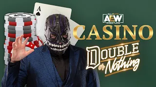 AEW CASINO: DOUBLE OR NOTHING (Texas Holdem Poker) | Evil Uno & Friends Play