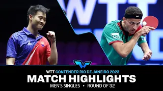 Tiago Apolonia vs Yang Wang | MS R32 | WTT Contender Rio de Janeiro 2023