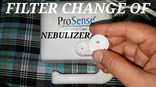 HOW TO CHANGE AIR FILTER OF NEBULIZER
