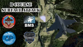 Falcon BMS 4.36 - F-16C #BCourse - Surface Attack Pop up/Loft