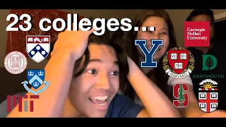 COLLEGE DECISION REACTIONS 2022 (Ivies, Stanford, MIT, CMU...)