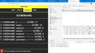 Rankings table demonstration