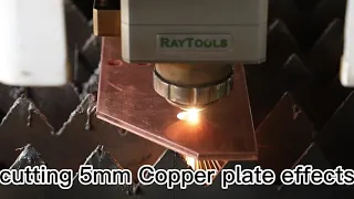 OPTIC Fiber Laser Cutting Machine - 5mm Copper Cutting Effects