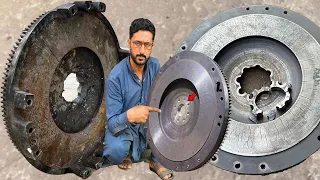 The Incredible Transformation Of A Broken Clutch Flywheel By Skilled Mechanix | BROKEN FLYWHEEL